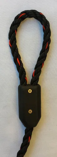 Vista 3 de E-Z-TY Abrazadera de cuerda 3/8" Negro