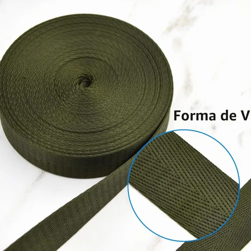 Vista 6 de Juego de correas de hebillas de 1 pulgada con correas de nailon de 10 yardas, 10 hebillas de plástico de liberación lateral rápida, 20 clips Verde