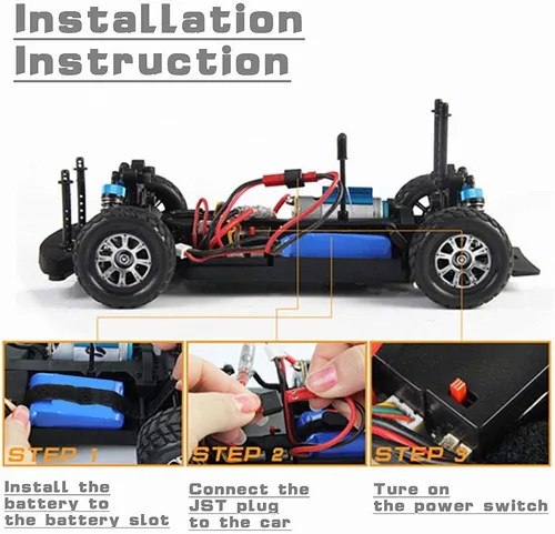 Vista 4 de ArkiFACE 7.4 V 1100 mAh 903048 20C tasa de descarga Li-ion JST Plug Recagrable RC Batería para Wltoys A949 A959 A969 A979 K929 Toy Car 353 Drone XC