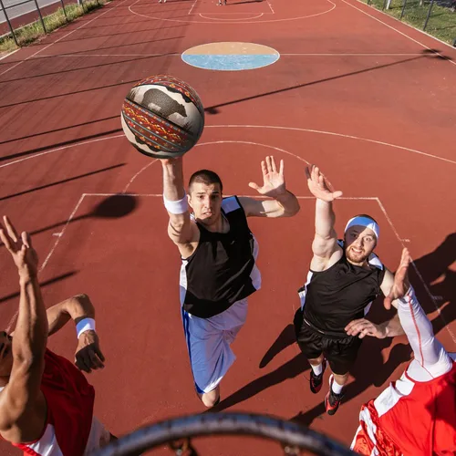 Vista 7 de Balón de baloncesto para interiores y exteriores de 29.5 pulgadas, de cuero compuesto de baloncesto, talla 7, adulto, pelota de entrenamiento