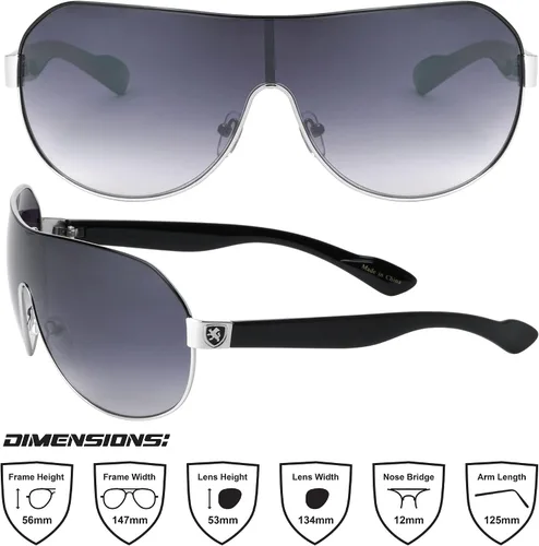Vista 5 de Khan Shuttle - Gafas de sol de una pieza