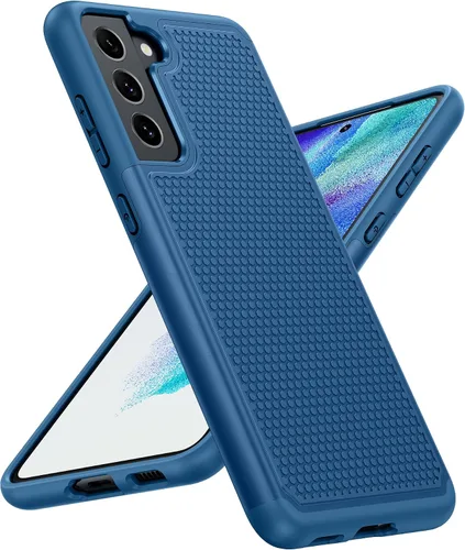 Vista 15 de Funda para Galaxy S21 FE 5G: Funda para teléfono S21 FE Samsung Cubierta protectora de doble capa de servicio pesado rugosa resistente a prueba