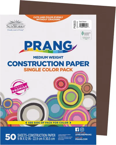 Vista 9 de Prang (Formerly SunWorks) Papel de construcción, gris, 9 x 12 pulgadas, 50 hojas