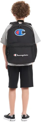 Vista 7 de Champion Mochila para niños y jóvenes, Negro tradicional