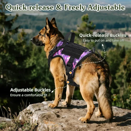Vista 30 de VavoPaw Cinturón de Seguridad para Perros, Chaleco de Seguridad Arnés para Perros para Automóvil con Hebilla Ajustable Cinturón de Seguridad
