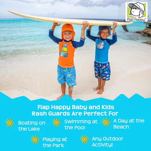 Vista 4 de Flap Happy Rash Guard para niños