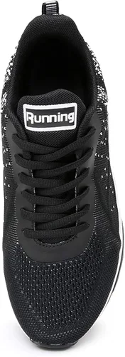 Vista 4 de GANNOU - Air Athletic - Tenis para mujer, de moda, para el gimnasio, deportes, correr, trotar, tenis y acondicionamiento físico, tallas 5.5-11