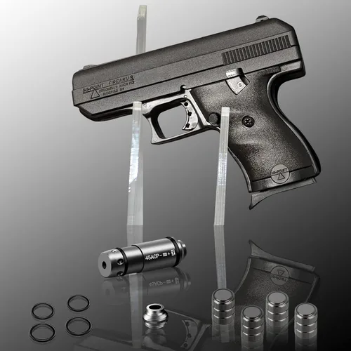 Vista 5 de AIMINGMATE Cartucho de entrenamiento láser verde 223 Rem0.354in45ACP40S&W357Slg380ACP para práctica de entrenamiento de fuego seco, incluye tapa