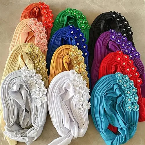 Vista 6 de Turbante africano nigeriano musulmán Headwear Gele Head Wrap Auto Gele Headties Ya Hecho Diadema de mujer para fiesta