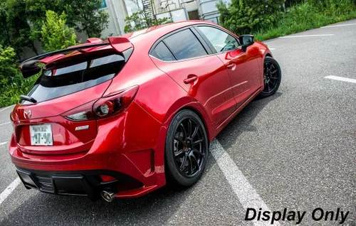 Vista 3 de x xotic tech Calcomanía decorativa con emblema M malvado para maletero trasero, compatible con Mazda 3 6 CX MX Miata (plateado)