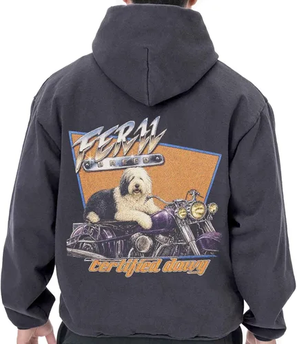 Vista 11 de U.S.A. Made - Old English Sheepdog 100% Cotton Hoodie by LA Apparel