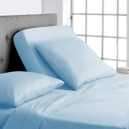 Vista 14 de Online Bedding Linen Flex Top - Cama tamaño Queen, 800 hilos, algodón egipcio de 18 pulgadas, sábanas divididas de bolsillo profundo para dormir