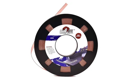 Vista 3 de Cinta de corte de alambre rojo Cobra, rollo de cinta de corte de alambre Bedliner de 120 pies, caja de 10