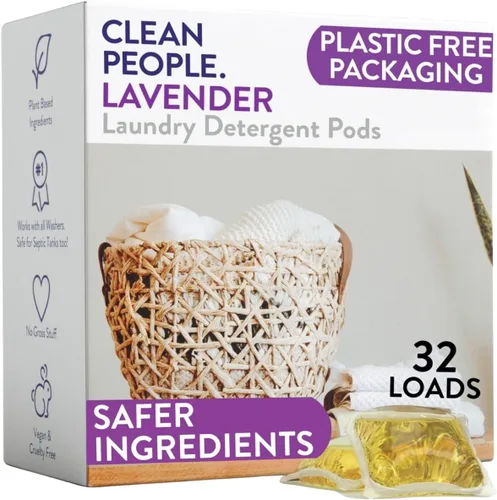 Vista 11 de The Clean People Cápsulas de detergente para ropa sin fragancia, cápsulas de lavandería hipoalergénicas, ultra concentradas, embalaje reciclable