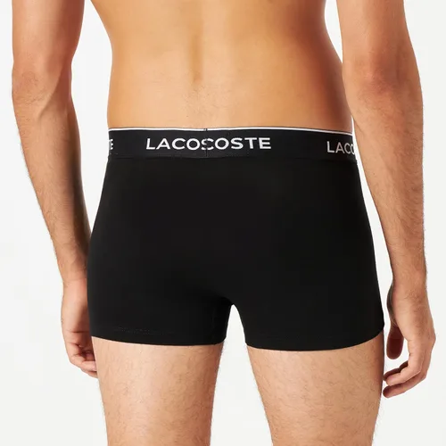 Vista 2 de Lacoste - Pack de 3 troncos informales para hombre color negro L