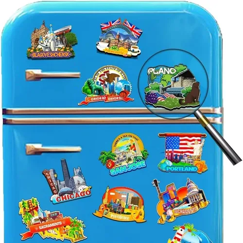 Vista 4 de Tampico - Imán de México para nevera, de madera, 3D, monumentos de viaje, coleccionables, recuerdos, decoración hecha a mano -2045