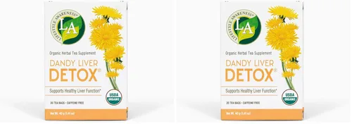 Vista 9 de Lifestyle Awareness Tés, té de desintoxicación de hígado Dandy sin cafeína, 20