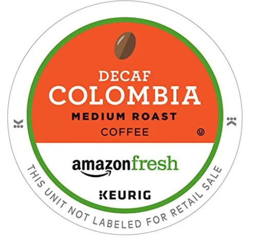 Vista 5 de Amazon Fresh 80 unidades de K-Cups orgánicas de comercio justo, tostado medio de Perú, compatible con cafeteras Keurig