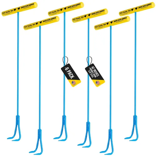 Vista 14 de T&T Tools - Herramienta de elevación de extremo de gancho doble de 30 pulgadas, ganchos de acero rígido de 3/8 pulgadas para levantar y mover