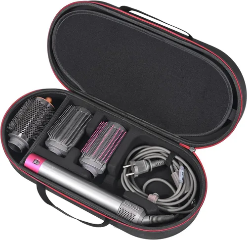 Vista 10 de RLSOCO Estuche Rígido para Dyson Airwrap Complete Long/Complete Styler HS08 HS05 HS01, NO para Dyson Airwrap i.d. - Se ajusta a 4 piezas de barriles