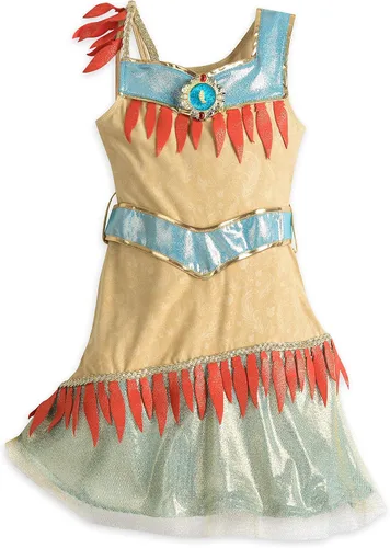 Vista 3 de Disfraz de Pocahontas de Disney para niños