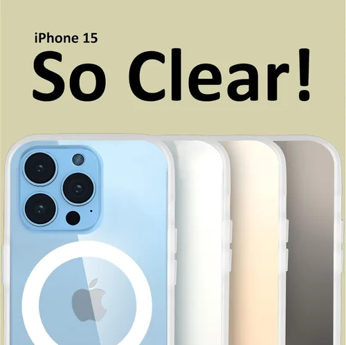 Vista 6 de Sonix Funda para iPhone 15 Pro Compatible con MagSafe Probada contra caídas de 10 pies Transparente