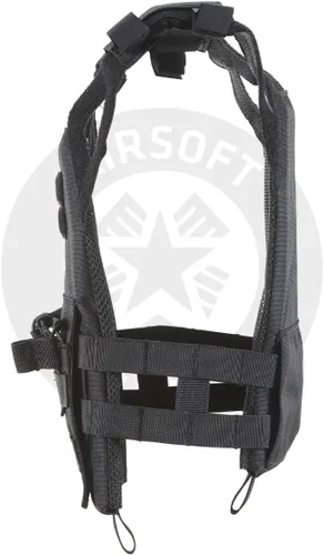 Vista 7 de Lancer Tactical Chaleco ligero para niños con placas de EVA para Airsoft Paintball al aire libre