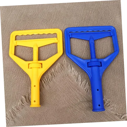 Vista 7 de ULTECHNOVO 2 unids cabeza de fregona comercial de microfibra mopa de microfibra mopa mojada mopa comercial mango de fregona plana cabeza