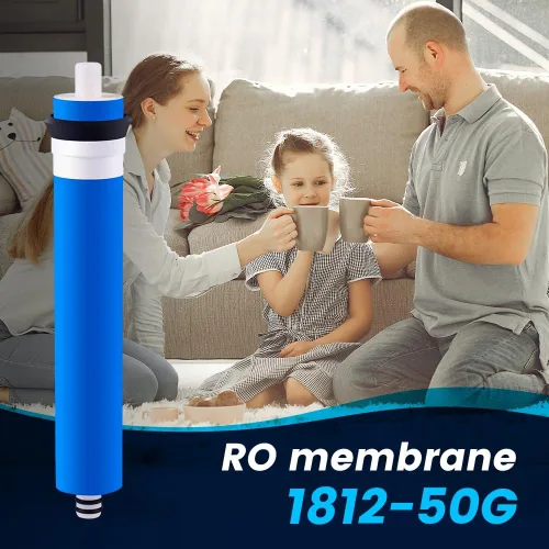 Vista 3 de Membrana para membrana de ósmosis inversa GPD - Se adapta al sistema de filtración de agua RO debajo del fregadero - Elimina el mal sabor y olor
