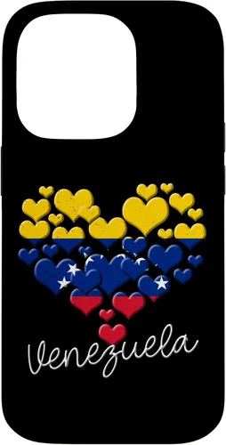 Vista 17 de Funda para iPhone 17 con diseño de corazón hispano con bandera venezolana con orgullo de Venezuela