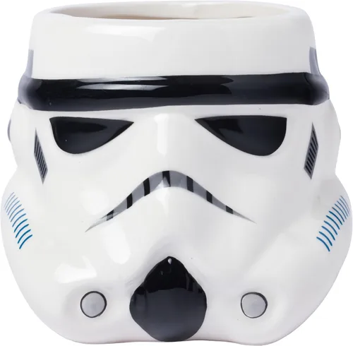 Vista 15 de Silver Buffalo Star Wars Death Star - Taza de café de cerámica esculpida en 3D para capuchino, café con leche o té caliente, 20 onzas, gris