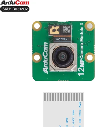 Vista 4 de Arducam para Raspberry Pi Cámara Módulo 3, 12MP IMX708 120 ° (D) Cámara Gran Angular Pi V3