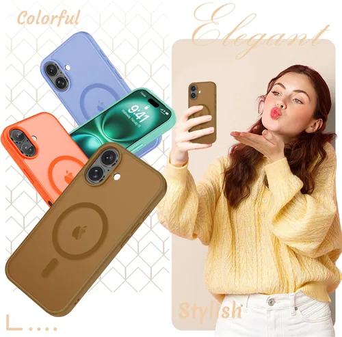 Vista 313 de Funda para Google Pixel 10 Pro XL, cubierta magnética mate, color negro Fit for MagSafe, Screen Protector included, Shockproof Military Grade