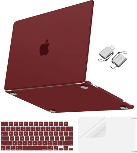 Vista 11 de MOSISO Compatible con MacBook Neo Case 13 pulgadas 2026 A3404 A18 Pro Chip Índigo transparente