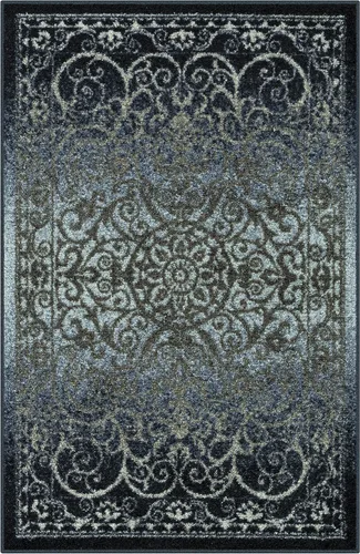 Vista 17 de Maples Rugs Pelham - Alfombra vintage para sala de estar y dormitorio [Hecha en EE.UU.]