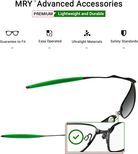 Vista 3 de Mryok Kits de boquillas de repuesto para gafas de sol Oakley Whisker - Opciones