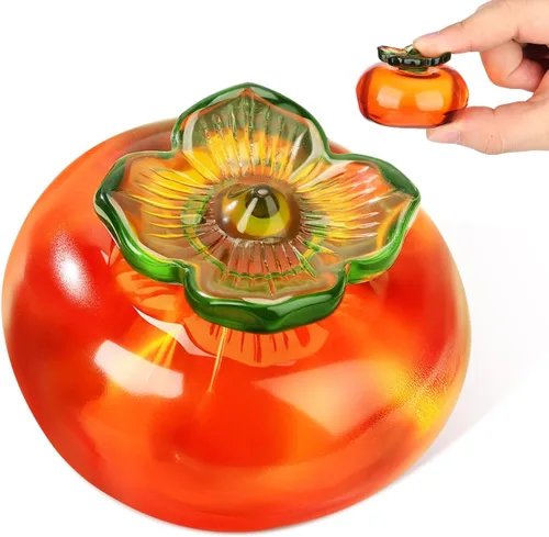 Vista 10 de ABOOFAN - Figura artificial de uva de cristal realista, adorno de mesa, escultura decorativa para el hogar, oficina, escritorio, pisapapeles, 3.54 x