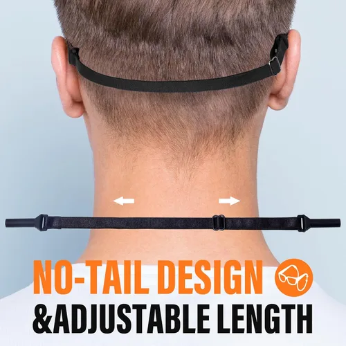 Vista 2 de Buyisgle Correa para Gafas de Niños - Cordones para Gafas de Sol Sin Cola para Niños Pequeños y Niñas - Soportes para Anteojos Alrededor del Cuello