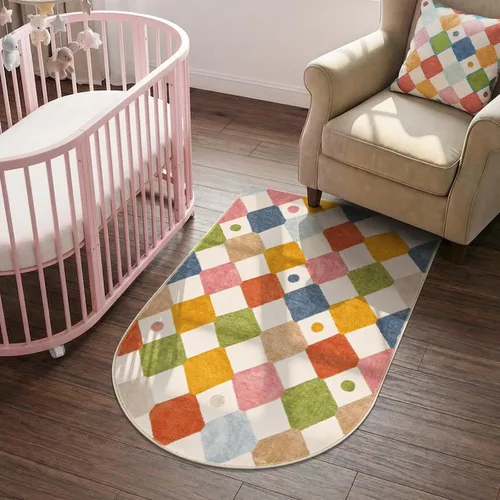 Vista 61 de jinchan Alfombra a rayas de 2 x 3 para entrada, alfombra de cocina, tapete pequeño, antideslizante, ligero, de bajo perfil, decoración para entrada