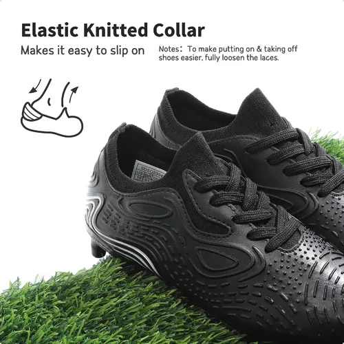 Vista 3 de Dream Pairs - Zapatos de fútbol para niños y niñas, zapatos de fútbol para niños pequeñosniños grandes