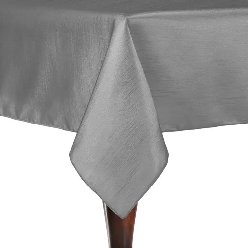 Vista 18 de Ultimate Textile - Paquete de 2 manteles rectangulares reversibles de satén Shantung - Majestic - Mantel rectangular de 60 x 108 pulgadas