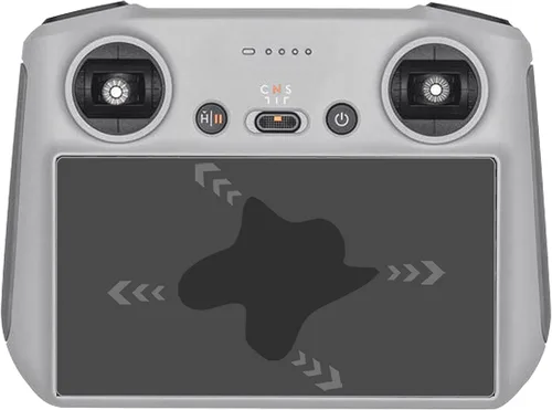 Vista 6 de Mr.Shield Protector de pantalla compatible con DJI Mini 3 / Mini 3 Pro/Mini 4 Pro RC/DJI RC 2 [vidrio templado] [3 unidades]