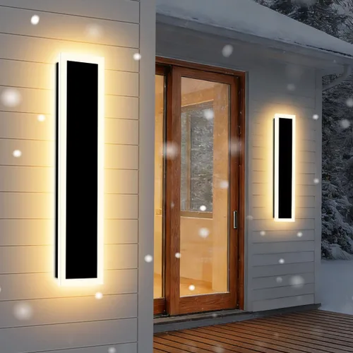 Vista 9 de Luz de pared al aire libre moderna de 18 pulgadas IP65 impermeable