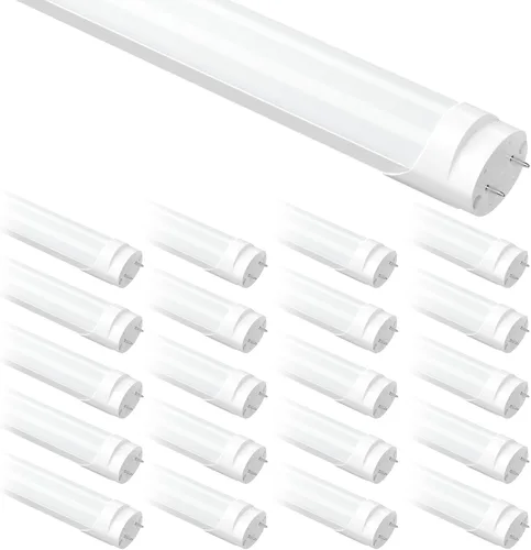 Vista 10 de Bombillas fluorescentes de 48 pulgadas, bombillas LED T8 de 4 pies tipo A+B, 24W 3200LM 3000K blanco cálido, F32T8 o F40T12 LED de 4 pies