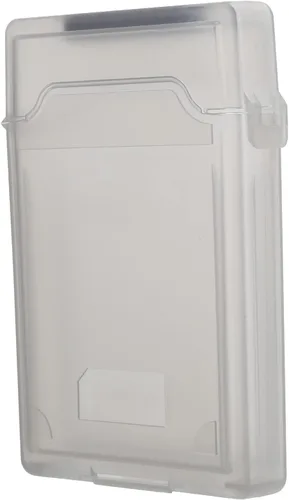 Vista 8 de Caja protectora de disco duro, 2.5 pulgadas HDD/SSD a prueba de golpes, antiestática, a prueba de polvo, transparente, verde, rojo, azul, blanco