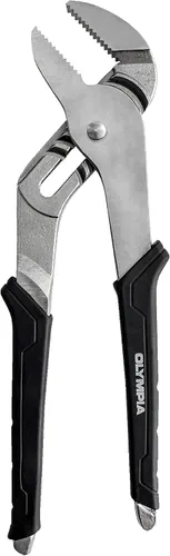 Vista 10 de Olympia Tools Alicates de lengüeta y ranura, alicates de mandíbula recta con agarre de cojín, 5 posiciones de mandíbula, capacidad de mandíbula