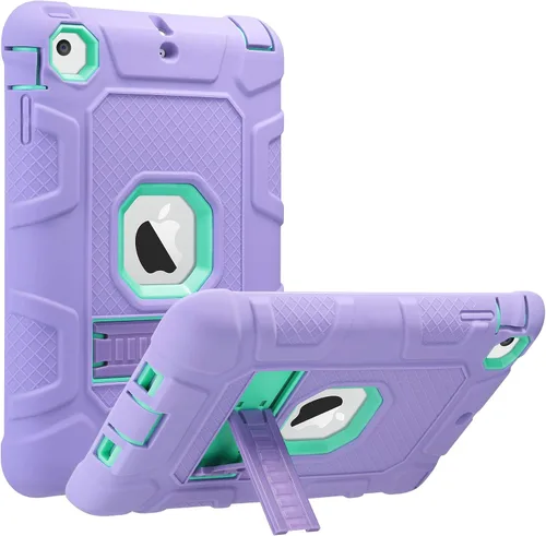 Vista 9 de ULAK Funda para iPad mini 1 2 3, Funda protectora de tres capas resistente a prueba de golpes con soporte para iPad mini 2, 1ª 2ª 3ª