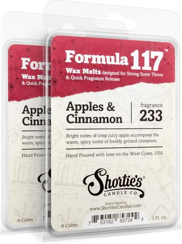 Vista 9 de Shortie's Candle Company Apple Harvest Wax Melts Multi Pack – Fórmula 117-2 altamente perfumada 3 onzas barras (6 onzas en total) – Hecho