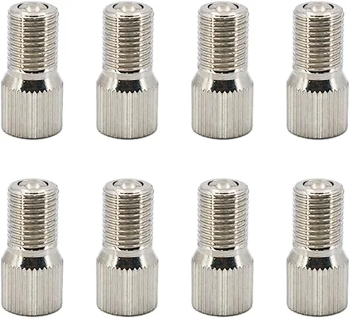 Vista 7 de Kit de extensión de vástago de válvula de 0.748 in, extensor de válvula de neumático de latón de alta calidad para facilitar el inflado