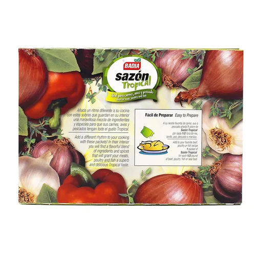 Vista 3 de Badia Sazon Tropical Sin Mgs, 3.52 oz